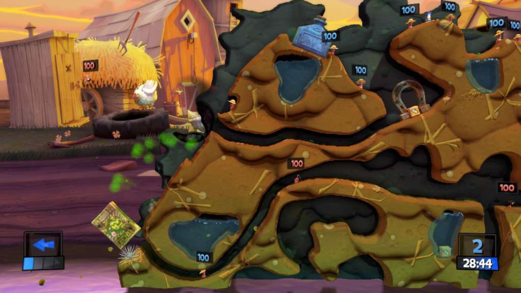 Worms Revolution EU PC Steam CD Key screenshot 3
