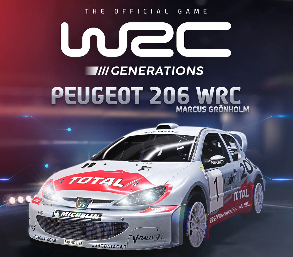 WRC Generations - Peugeot 206 WRC 2002 DLC Steam CD Key cover art