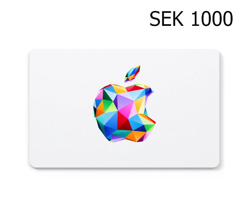 Обложка Apple 1000 SEK Gift Card SE