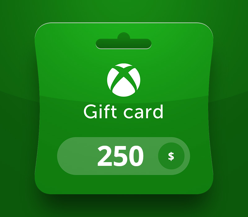 XBOX Live USD 250 Prepaid Card US cover art