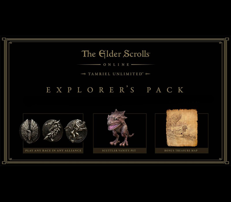 The Elder Scrolls Online - Explorer's Pack DLC EU PS4 CD Key cover art