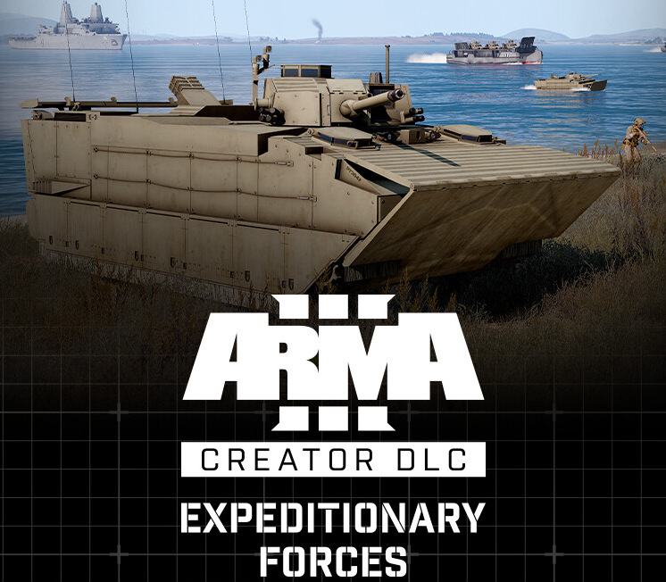 Arma 3 Creator DLC: Expeditionary Forces PC Steam CD Key kapak görseli