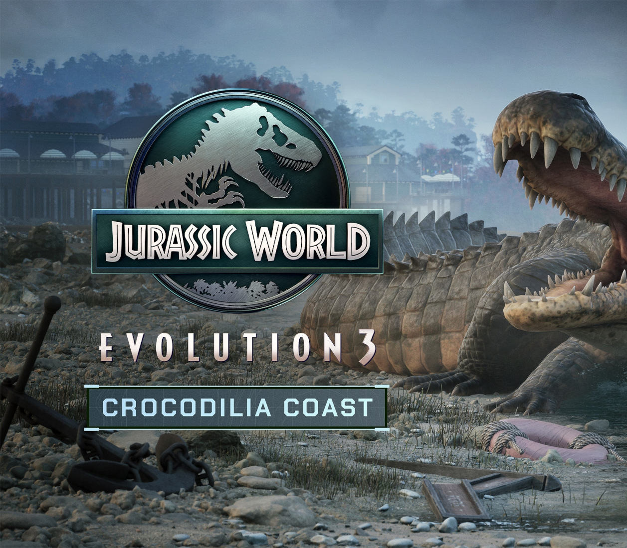 Jurassic World Evolution 3 - Crocodilia Coast DLC PC Steam CD Key cover art