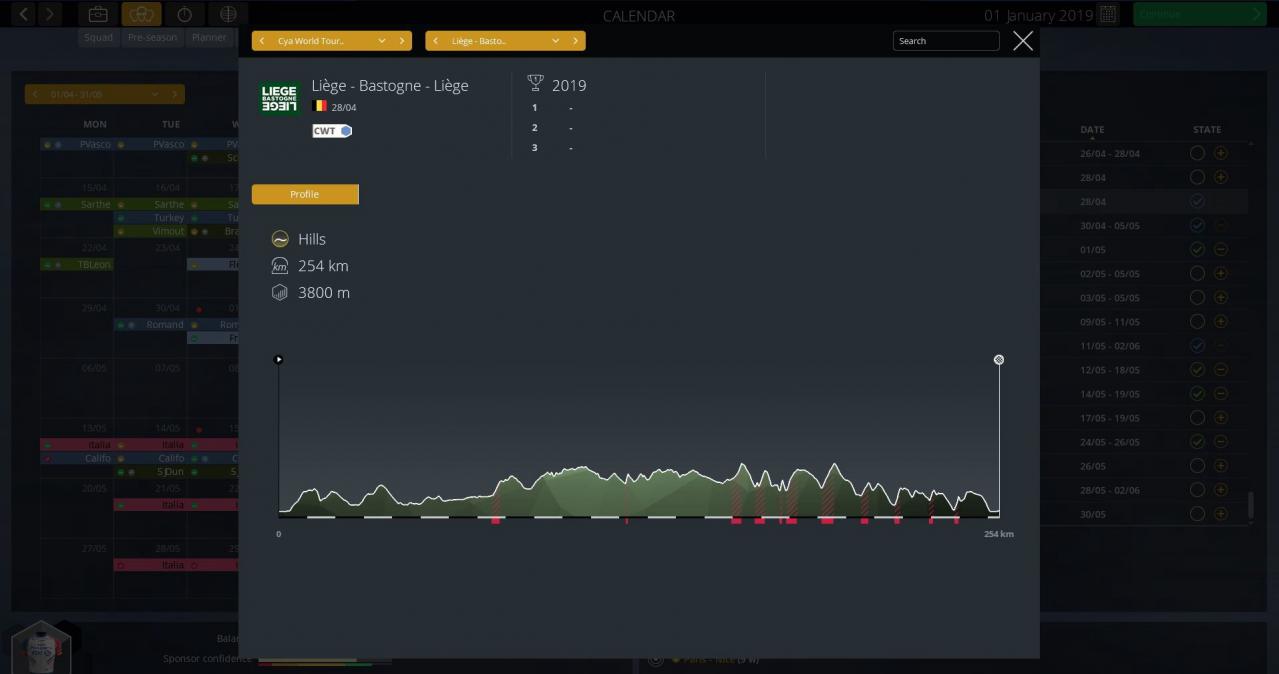 Pro Cycling Manager 2019 EU PC Steam CD Key screenshot 3