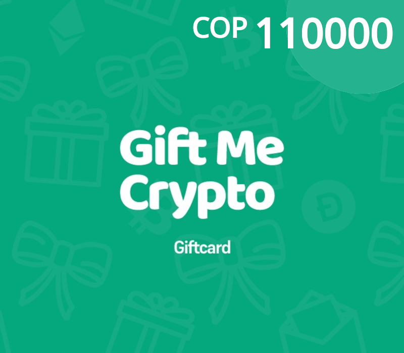 Cover von Gift Me Crypto COP 110000 Gift Card