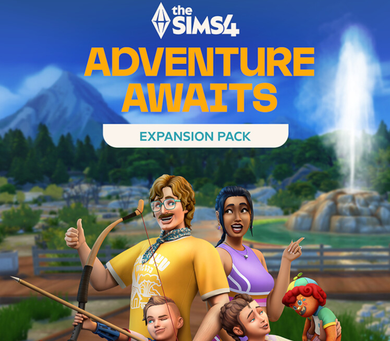 Okładka The Sims 4 - Adventure Awaits Expansion Pack DLC PC EA App CD Key