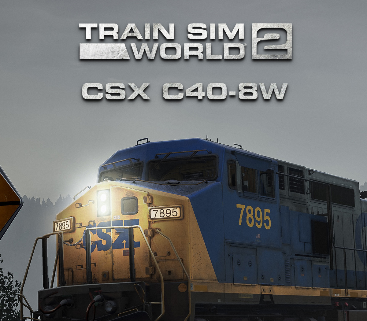Train Sim World 2 - CSX C40-8W Loco Add-On DLC PC Steam CD Key cover art