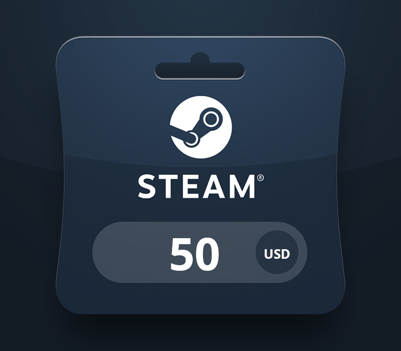 Steam Wallet USD 50 Gift Card PA cover art