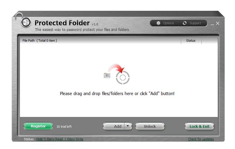IObit Protected Folder Pro EU Key (1 Year / 1 PC) screenshot 1