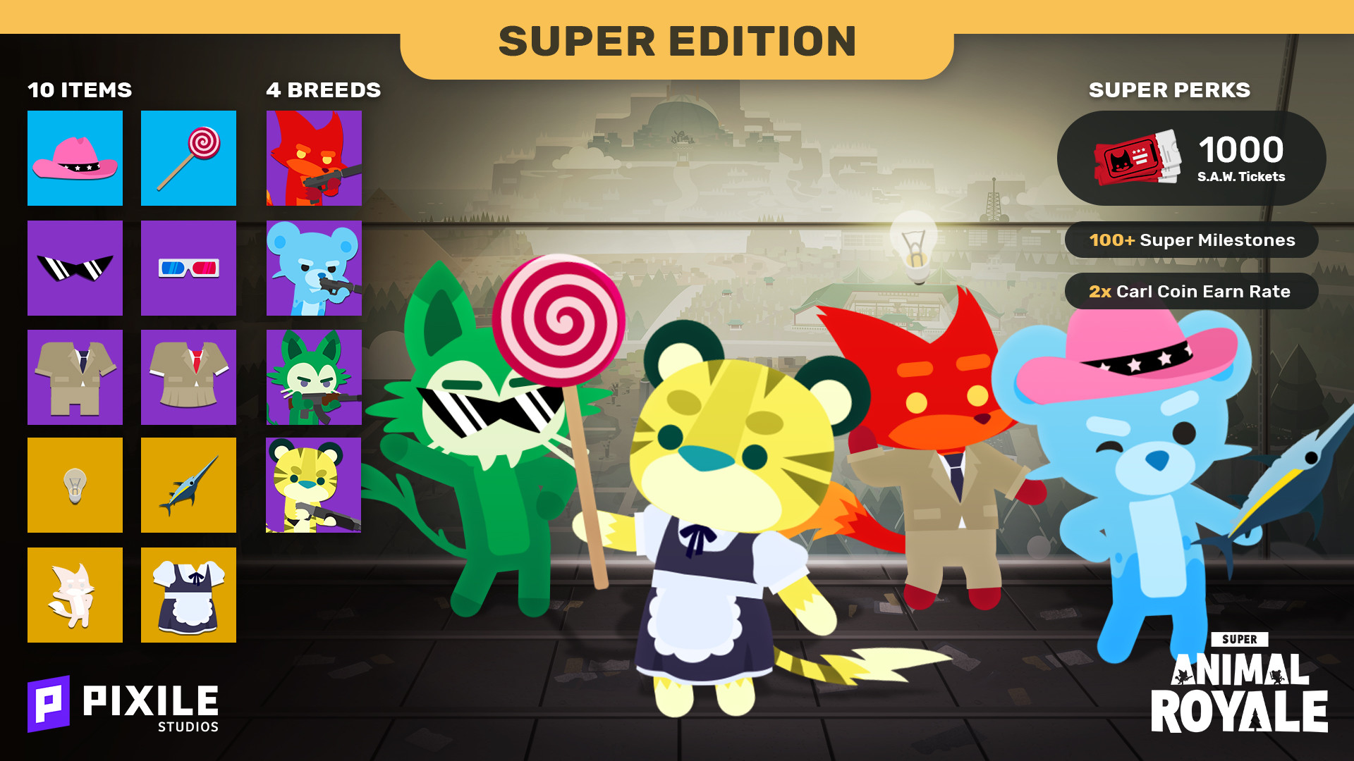 Super Animal Royale - Super Edition DLC Steam CD Key – Screenshot 1