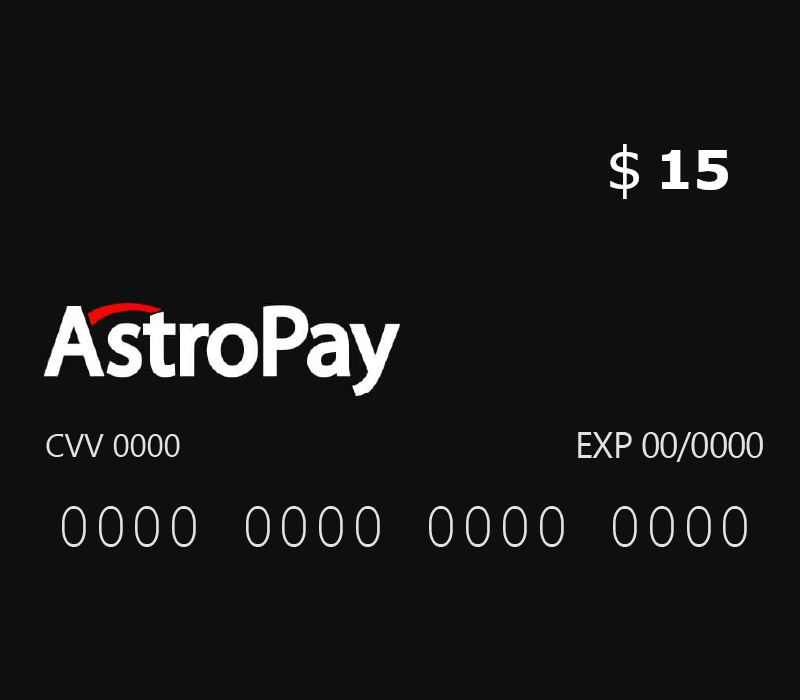 Astropay Card $15 US 커버 아트