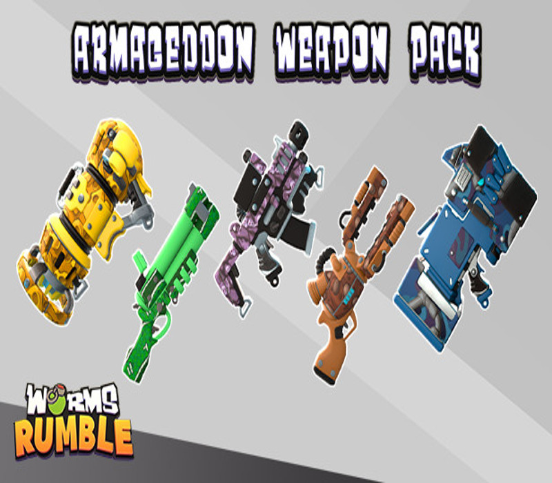 Worms Rumble - Armageddon Weapon Skin Pack DLC PC Steam CD Key cover art