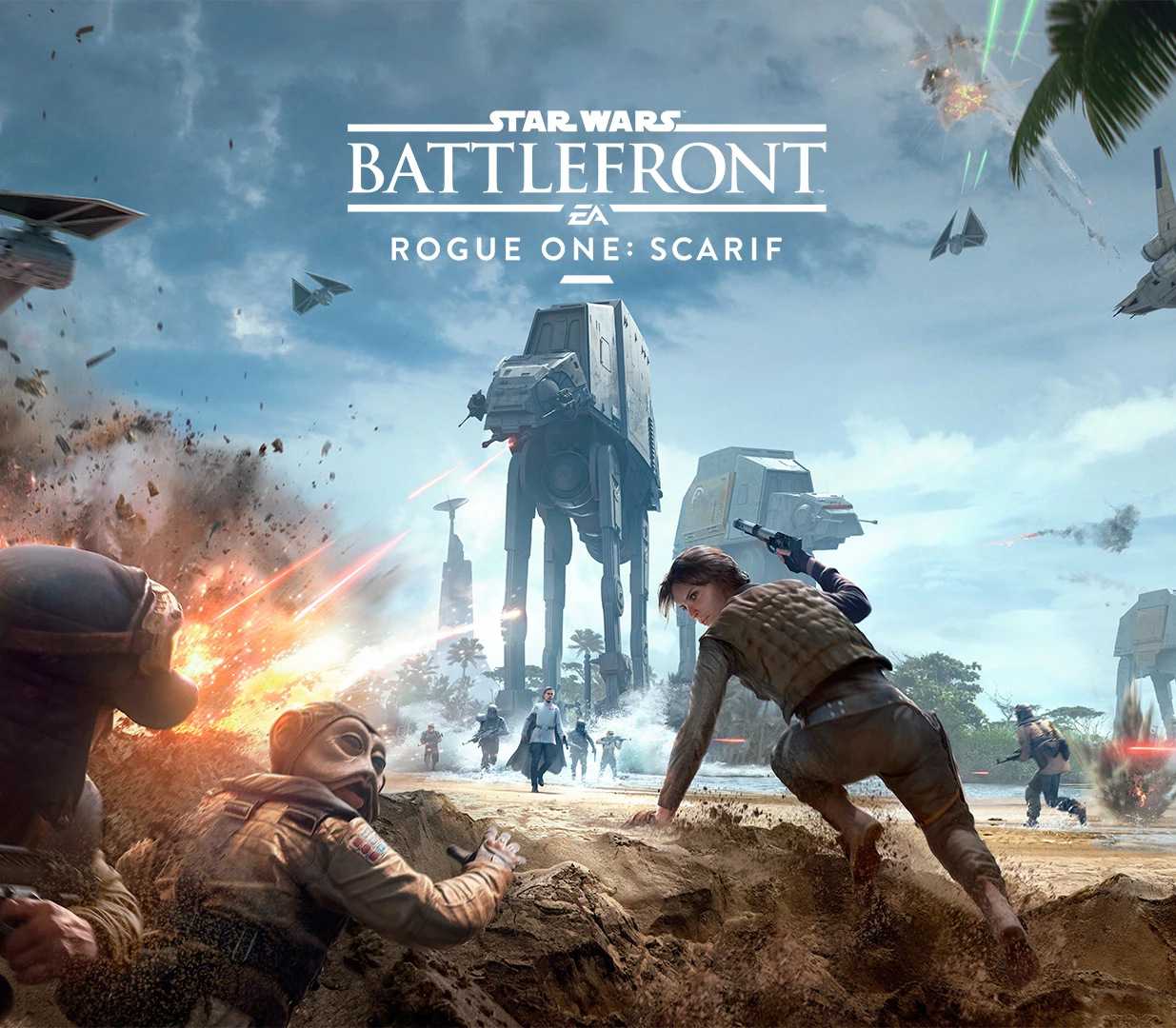 Star Wars Battlefront - Rogue One: Scarif DLC PC EA App CD Key cover art