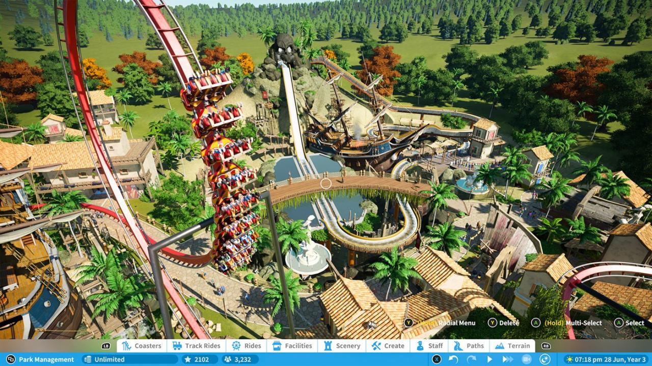 Planet Coaster: Console Edition EU XBOX One / Xbox Series X|S CD Key screenshot 7