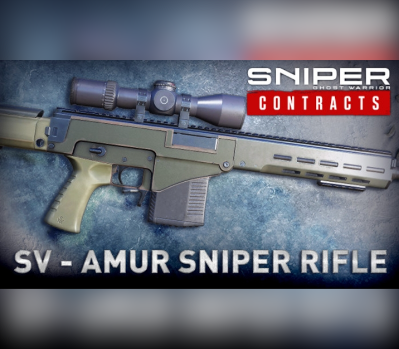 Sniper Ghost Warrior Contracts - SV AMUR sniper rifle  DLC Steam CD Key cover art