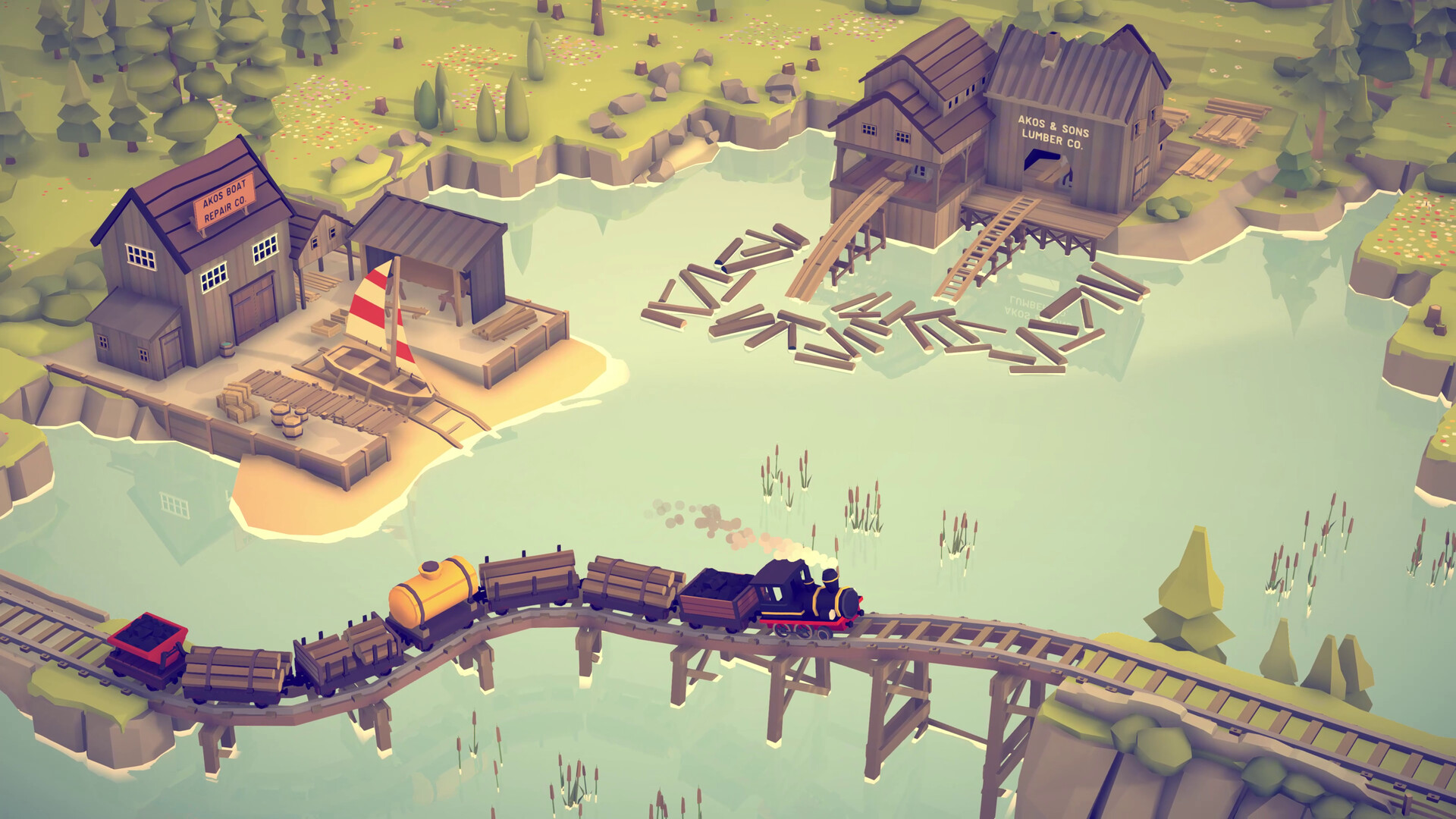 Islands & Trains PC Steam CD Key screenshot 2