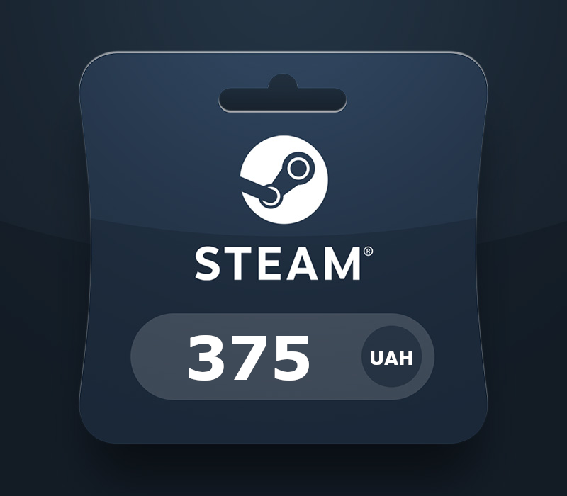 Steam Gift Card 375 UAH UA Activation Code 커버 아트