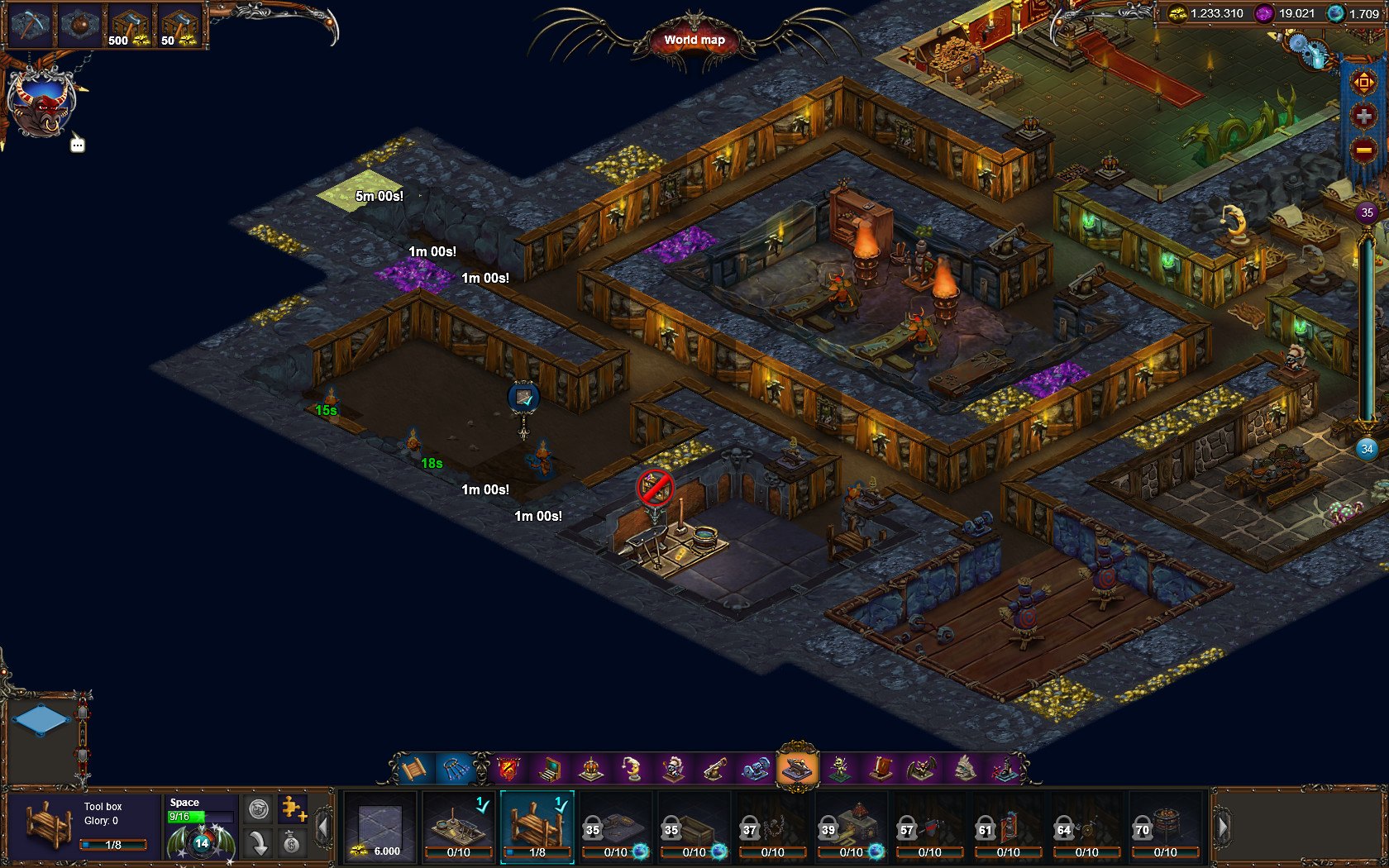 Little Imps: A Dungeon Builder Steam CD Key screenshot 8