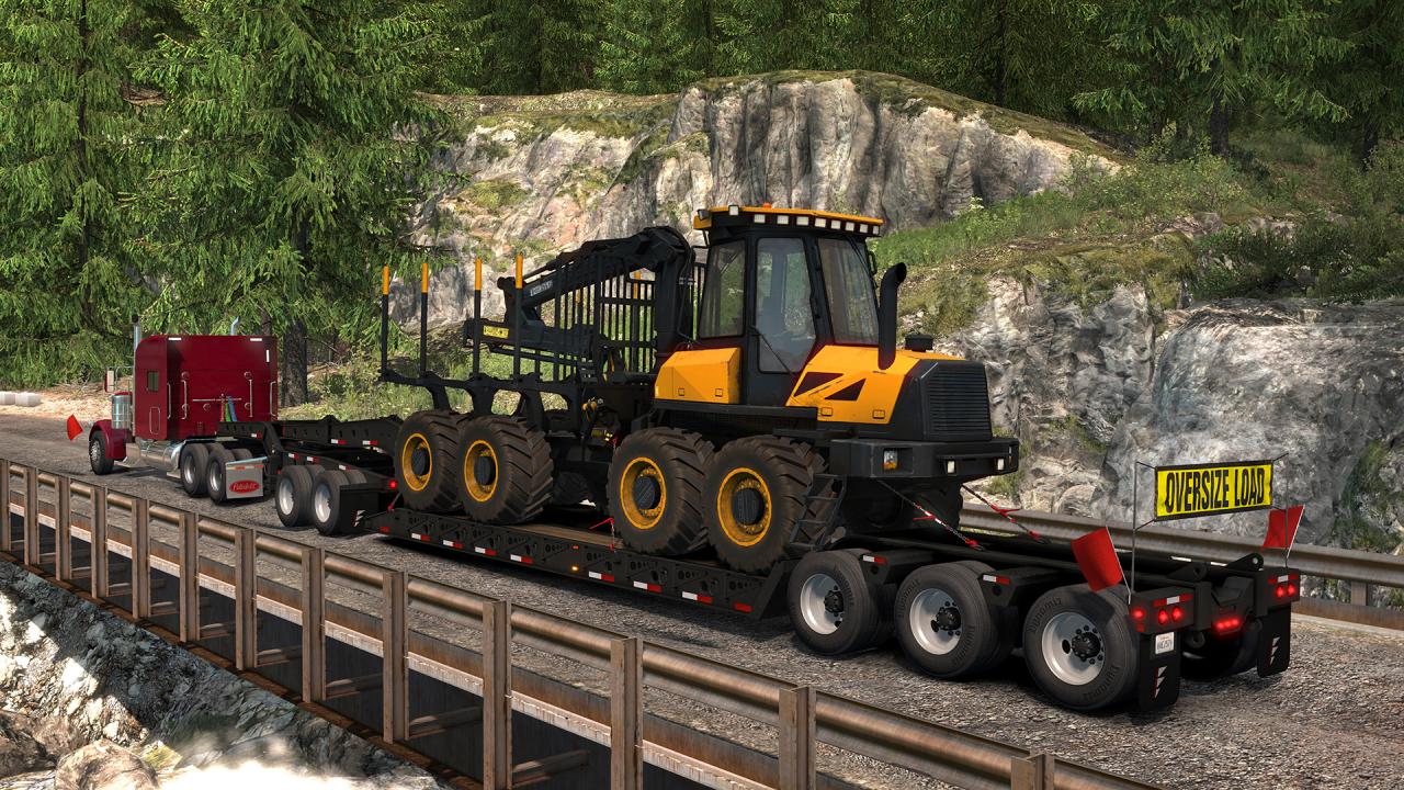 American Truck Simulator - Forest Machinery DLC Steam Altergift screenshot 3