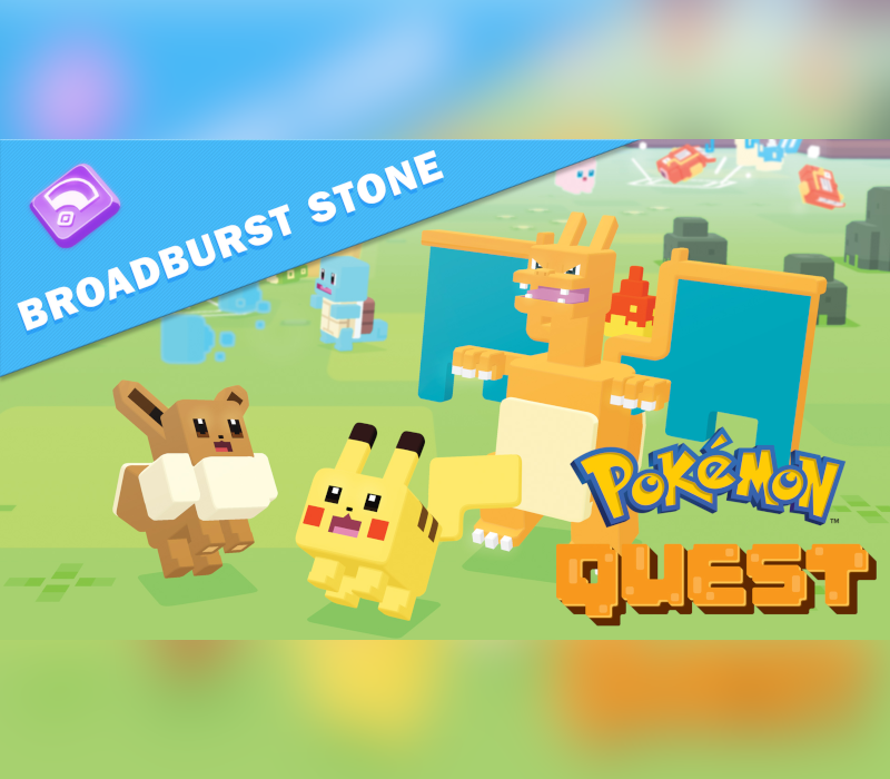 Capa de Pokemon Quest - Broadburst Stone DLC EU Nintendo Switch CD Key