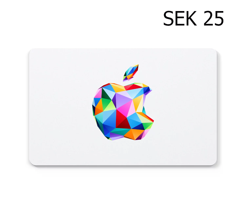 Apple 25 SEK Gift Card SE cover art