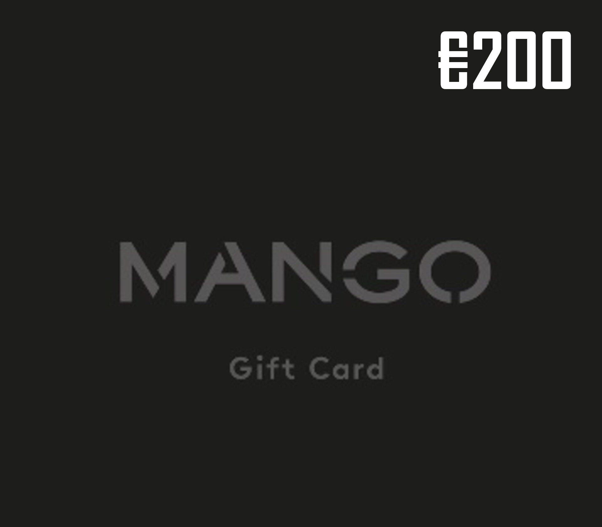 Mango €200 Gift Card HR cover art