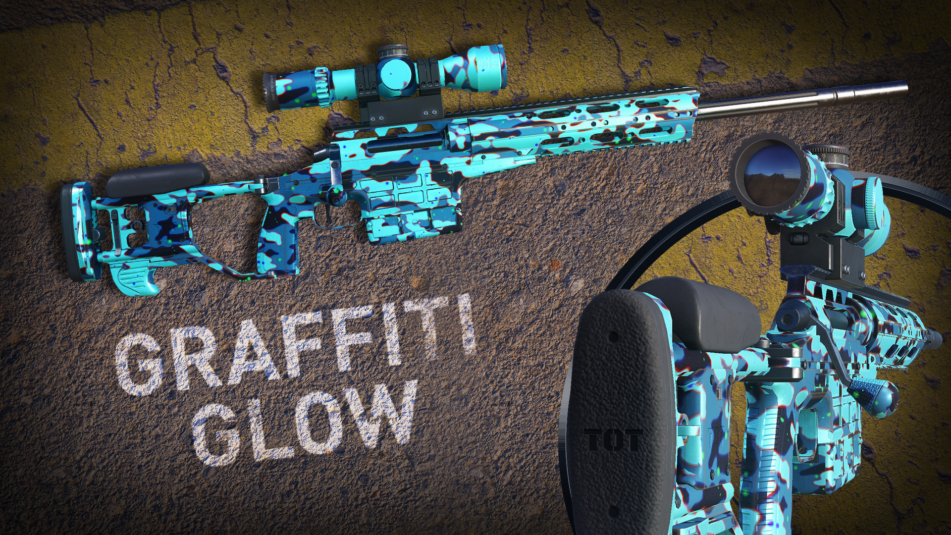 Sniper Ghost Warrior Contracts 2 - Graffiti Glow Skin DLC Steam CD Key screenshot 1
