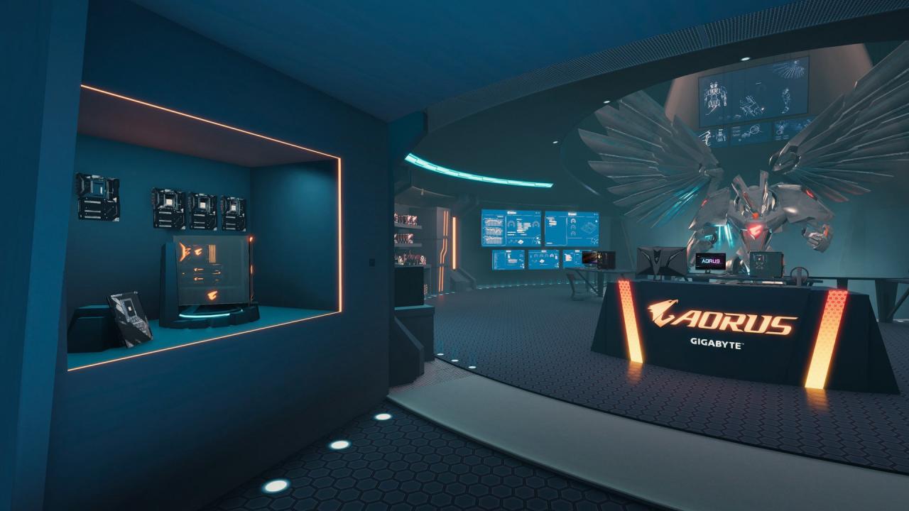 PC Building Simulator - AORUS Workshop DLC Steam CD Key screenshot 2