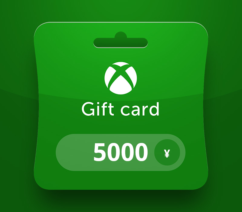 XBOX Live JPY 5000 Prepaid Card JP cover art
