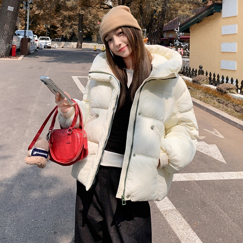 Women's Fashion Zipper Hooded Loose Coat