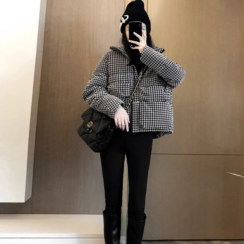 Short Korean Style Niche Design Cotton-padded Clothes Loose