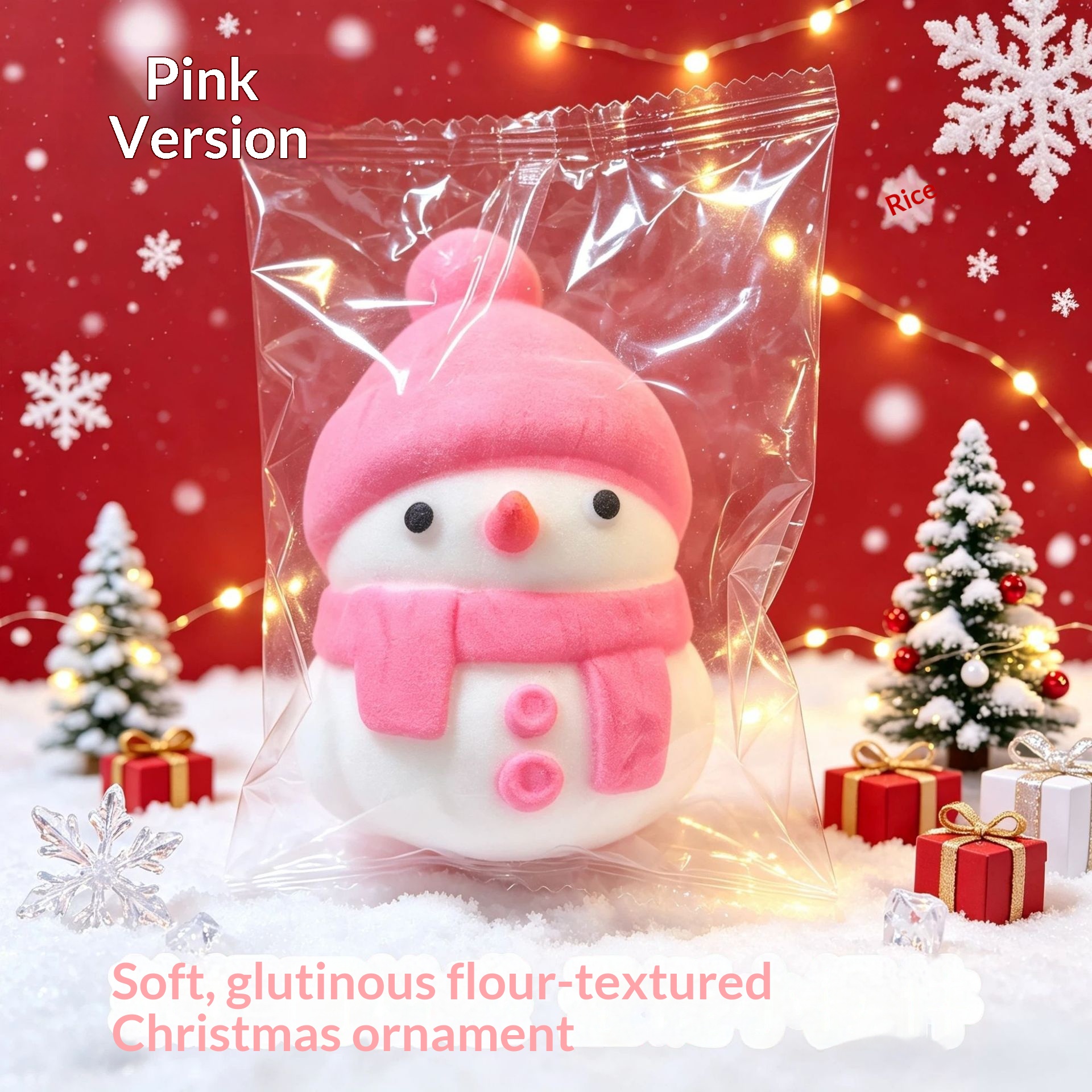 Christmas Maltose Slow Rising Squeeze Toy