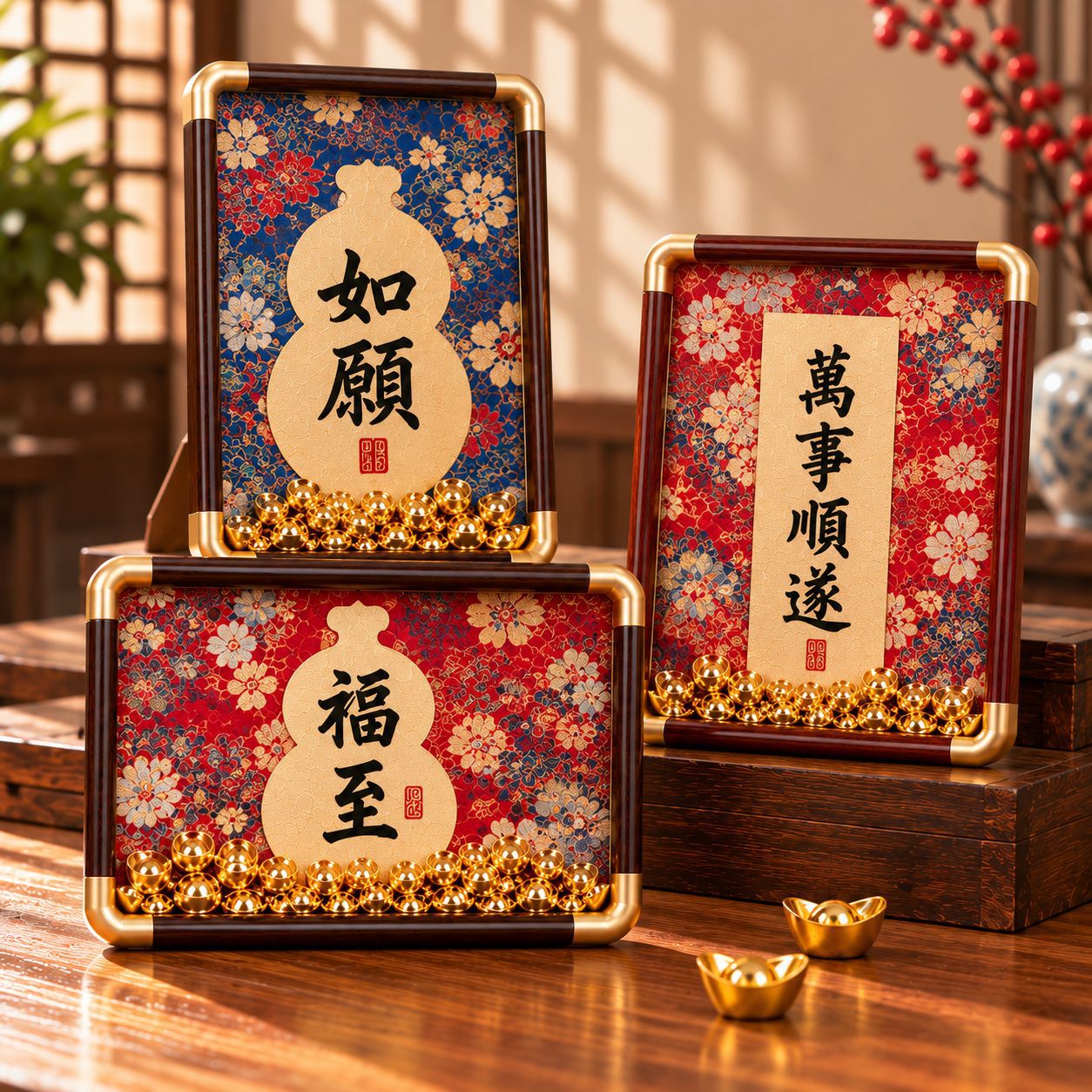 PVC Rounded Three-Dimensional Hollow Picture Frame Ornaments