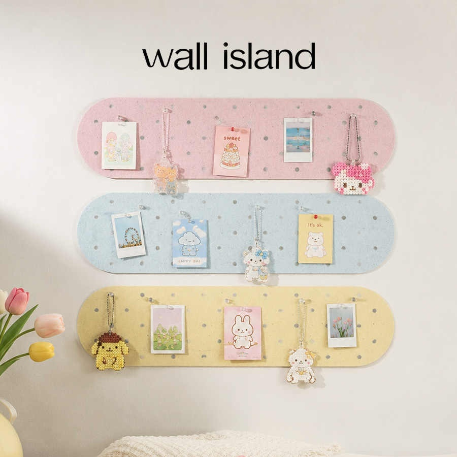 Polka Dot Strip Felt Photo Wall Entryway Bedside Background Wall Decoration Painting