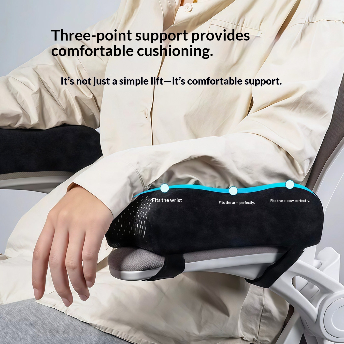 Portable Household Sponge Height Increasing Armrest Pad Armrest Cushion