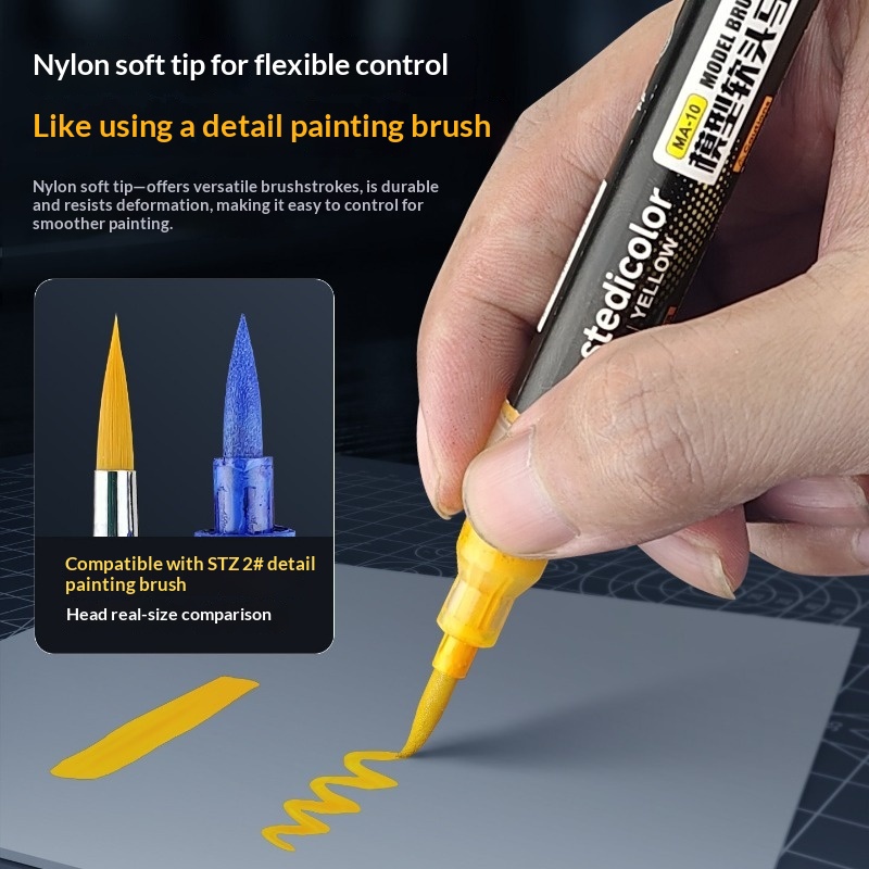 Sitli Water-based Soft Head Marker Pen MA10-15 Gundam Model Hand-made