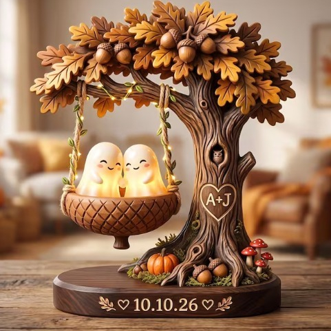 Personalized Wooden Ornaments Desktop Decorations