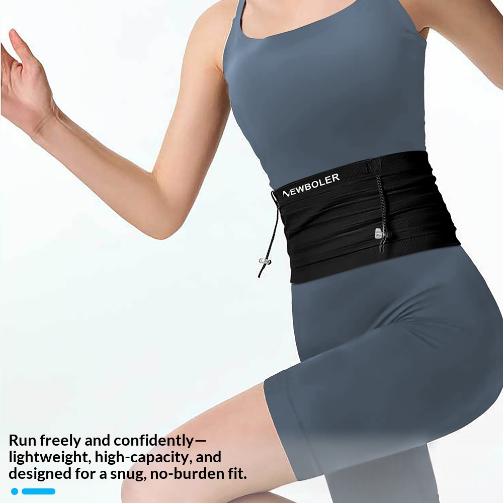 Running Marathon Mobile Phone Waist Bag Ultra-thin Skin-friendly Wear-resistant Large Capacity