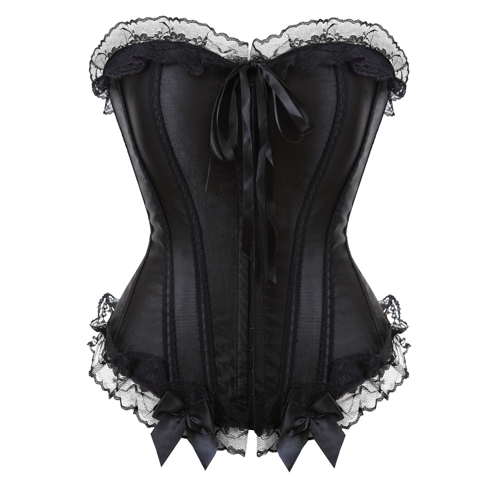 Womens Hook-and-Eye Lace-Trimmed Shapewear