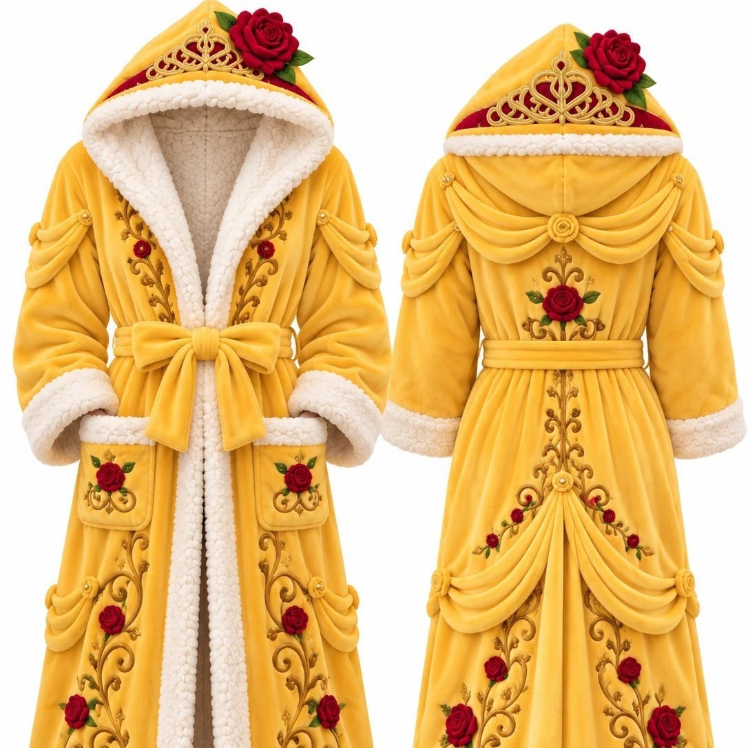 Cute Personalized Fashion Princess Heated Robe Princess Heated Nightgown
