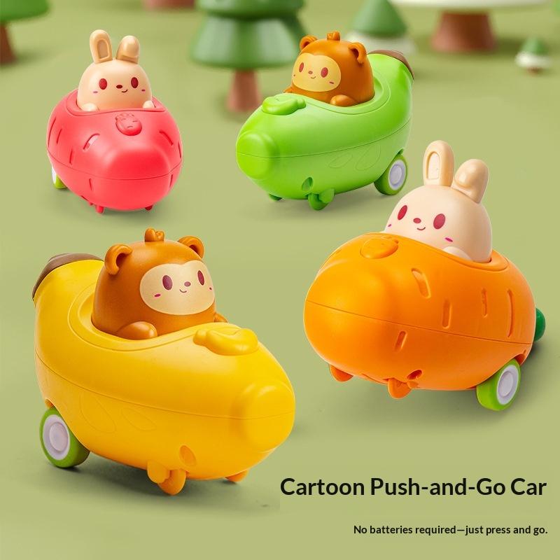Press The Radish And Banana Toy Car