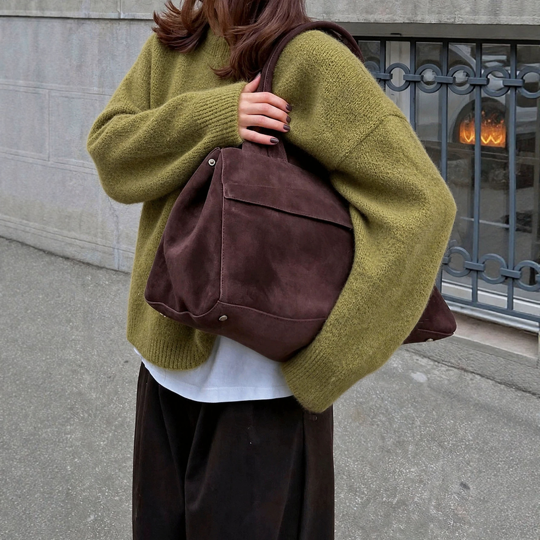 Lazy High-grade Sweater Loose Cardigan Top