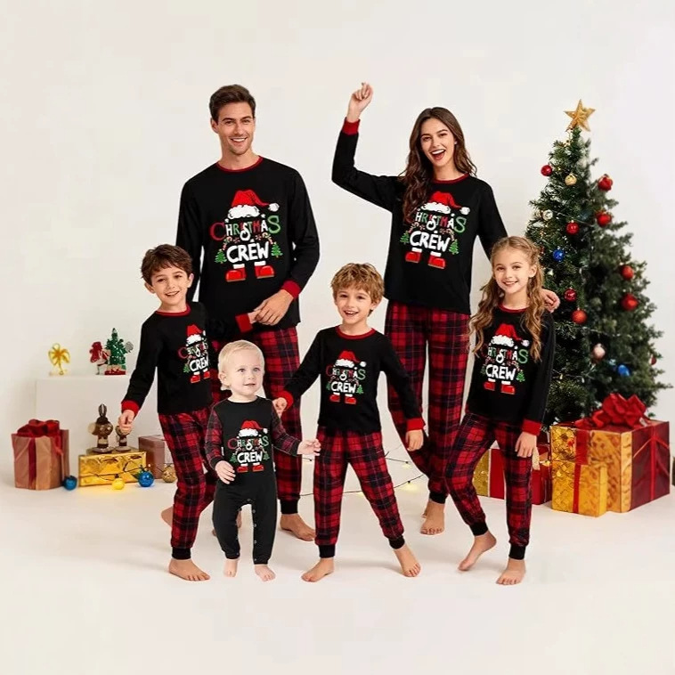 Christmas Parent-child Wear Homewear Pajamas Suit