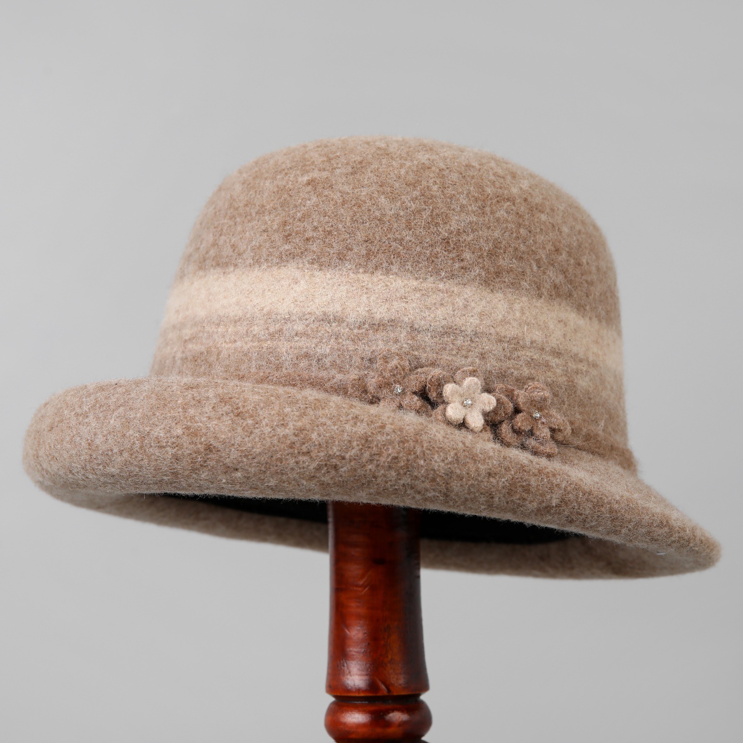 Women's Wool Flower Casual Warm Hat