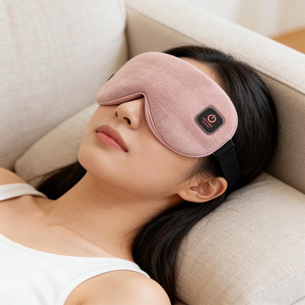 Heated Eye Mask With Three Heat Settings For Warm Compress