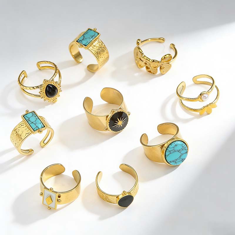 European And American-style Personalized Fashion Open-ring