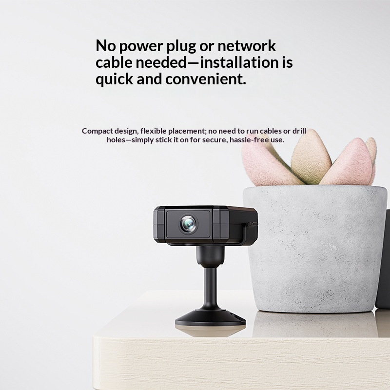 Punch-hole Smart Indoor Surveillance HD Camera